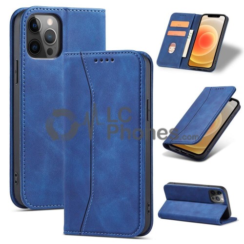 Samsung Galaxy A23 5G A236 - Magnet Elegant Flip Cover Case Blue