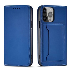 Samsung Galaxy A23 5G A236 - Magnet Elegant Flip Cover Case Blue