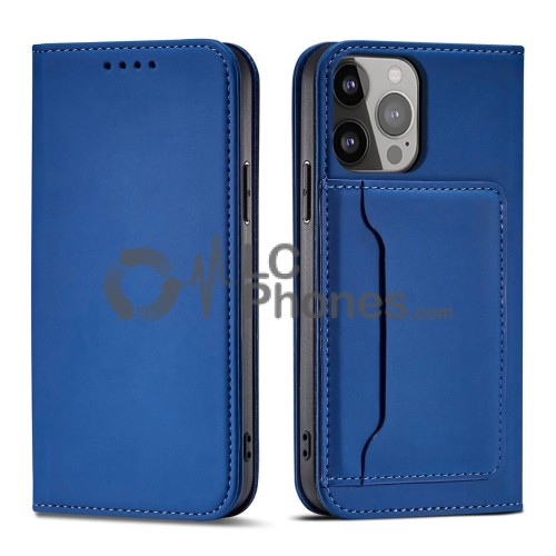 Samsung Galaxy A23 5G A236 - Magnet Elegant Flip Cover Case Blue
