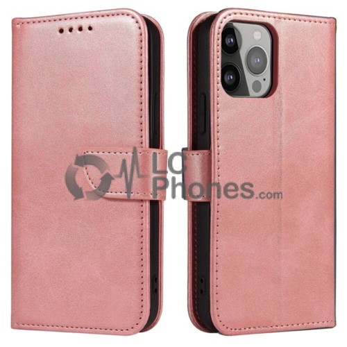 Samsung Galaxy A14 5G A146 - Magnet Elegant Flip Cover Case Pink