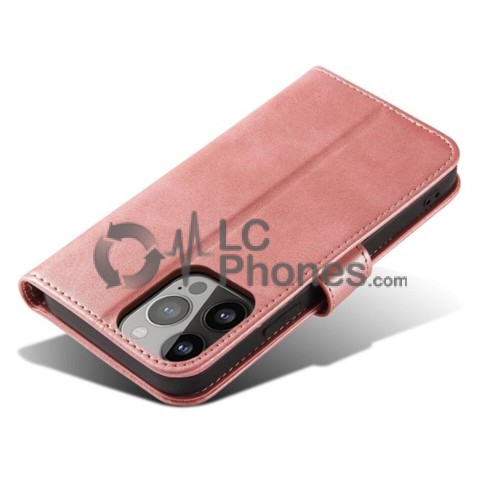 Samsung Galaxy A14 5G A146 - Magnet Elegant Flip Cover Case Pink