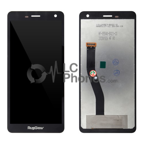 RugGear RG650 - Full Front LCD Digitizer Black