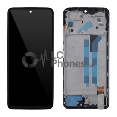 Xiaomi Redmi Note 11 Pro 5G / Poco X4 Pro 5G - Full Front LCD Digitizer with Frame Black