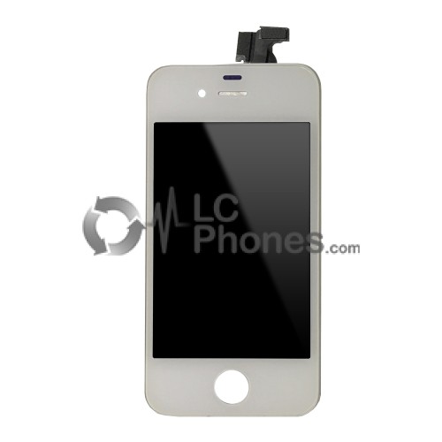 iPhone 4S - Full Front LCD Digitizer (Original Remaded) White