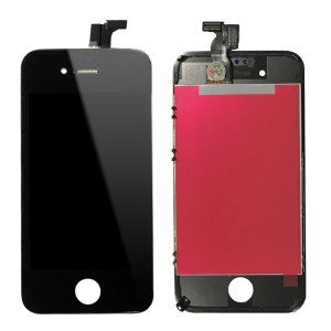 iPhone 4S - Full Front LCD Digitizer  Black