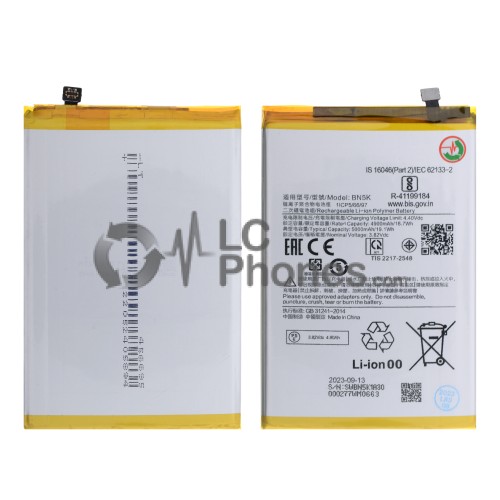 Xiaomi Redmi 12C 22120RN86G - Battery BN5K 5000mAh 18.7Wh