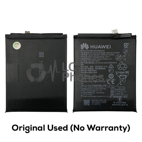 Huawei P20 Lite 2019 / P Smart Z / P Smart Pro (2019) / Honor 9X - (Original Used) Battery HB446486ECW 3900mAh 14.89Wh (No Warranty)