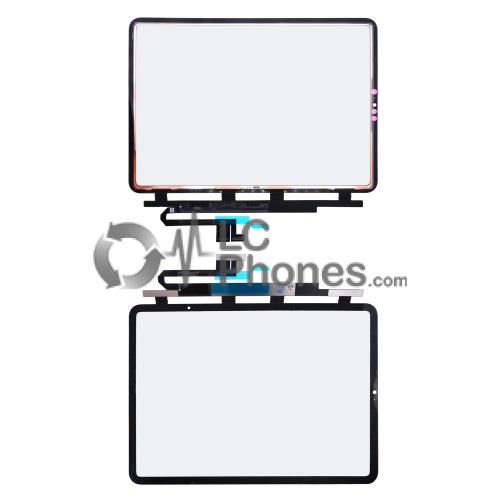 iPad Pro 11 3rd Gen (2021) A2301 A2377 A2459 A2460 / Pro 11 4th Gen (2022) A2435, A2761, A2762 - Front Glass Digitizer Black