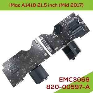 iMac A1418 21.5 inch (Mid 2017) - Logic Board 820-00597-A EMC3069 with Heat Sink