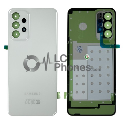 Samsung Galaxy A23 A235 - Battery Cover with Camera Lens and Adhesive White < Service Pack >