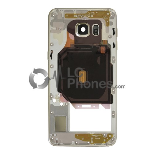 Samsung Galaxy S6 Edge Plus G928F - Middle Frame Full Assembled Gold