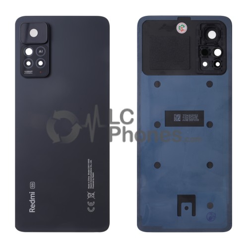 Xiaomi Redmi Note 11 Pro 5G - Battery Cover with Camera Lens and Adhesive Graphite Gray