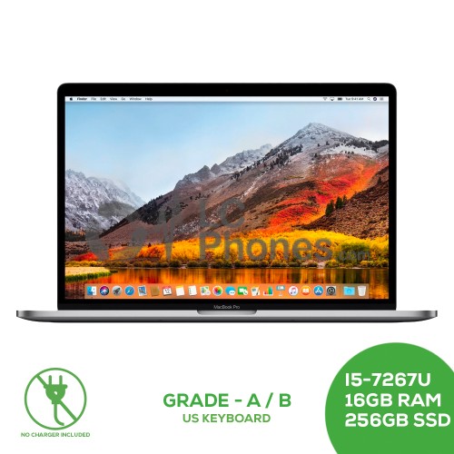 Macbook Pro 13 inch A1706 2017 with Touch Bar - Core i5-7267U CPU 3.10GHz 16GB 256GB SSD / Grade A / B