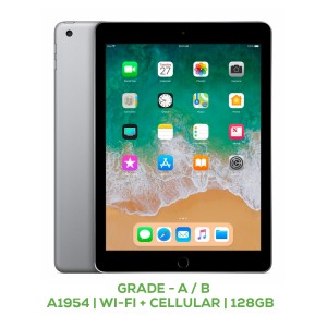 iPad 9.7 (2018) 6th Gen A1954 Wi-Fi + Cellular 128GB Grade A / B
