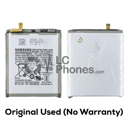 Samsung Galaxy Note 20 Ultra N985 / Note 20 Ultra 5G N986 - Original Used Battery EB-BN985ABY 4500mAh 17.96Wh ( No Warranty )