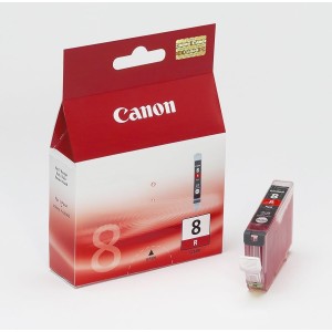 Canon - CLI-8R Red Ink Tank Compatible with Pro9000 and Pro9000 Mark II