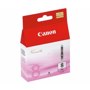 Canon - ChromaLife100 CLI-8PM Photo Magenta Ink Tank Compatible with PIXMA Series / iP6600D / iP6700D / Pro 9000 / Pro9000 Mark II / MP960 / MP970