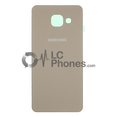 Samsung Galaxy A3 2016 A310 - Battery Cover Gold with Adhesive