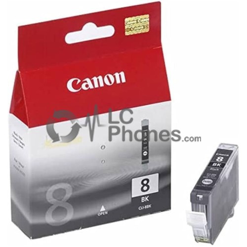 Canon - ChromaLife100 CLI-8BK Black Ink Tank Compatible with PIXMA Series