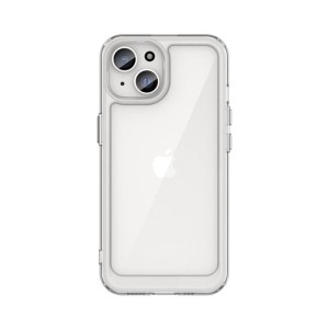 iPhone 15 Plus - Outer Space Reinforced Case with Flexible Frame Transparent