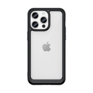 iPhone 15 Plus - Outer Space Reinforced Case with Flexible Frame Black