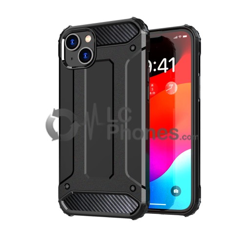 iPhone 15 Plus - Hybrid Armor Tough Rugged Cover Case Blue