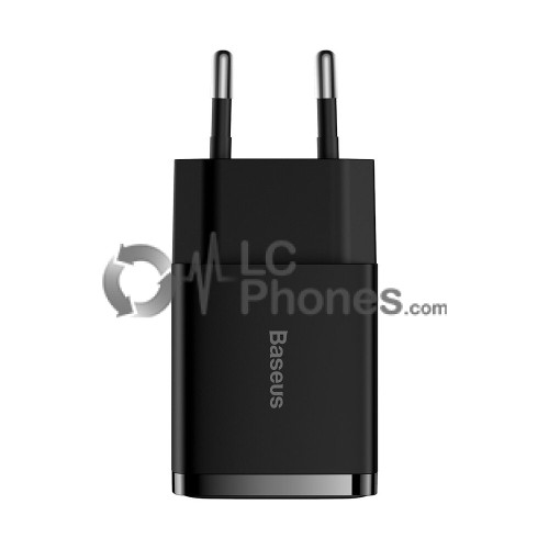 Baseus - Wall Charger 2x USB 2.1A 10.5W Black (CCXJ010201)