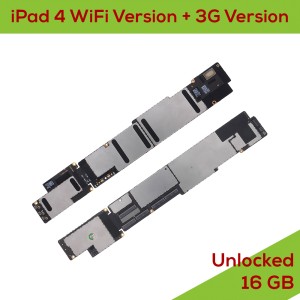 iPad 4 WiFi Version + 3G Version A1460 - Fully Functional Logic Board UNLOCKED 16Gb