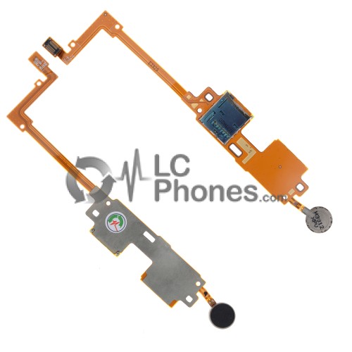 Samsung Galaxy Note 10.1 P600 / P601 / P605 - Sim Reader Flex Cable with Vibrator