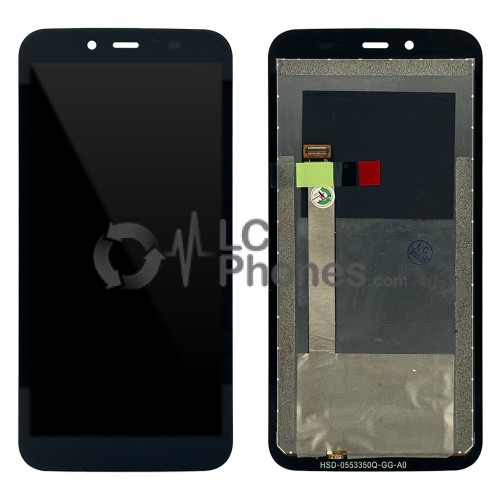 Blackview BV5500 / BV5500 Pro / BV5500 Plus - Full Front LCD Digitizer Black < Service Pack >