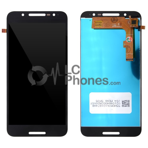 Alcatel A7 5090D - Full Front LCD Digitizer Black