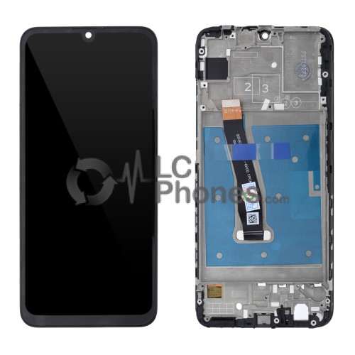 Huawei P Smart (2019) - Full Front LCD Digitizer with Frame Black