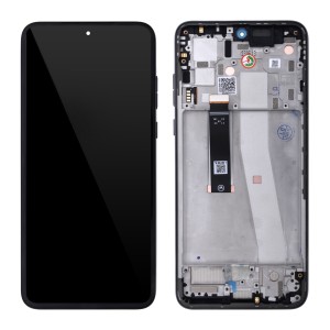 Motorola Edge 30 Neo - Full Front LCD Digitizer with Frame Black 