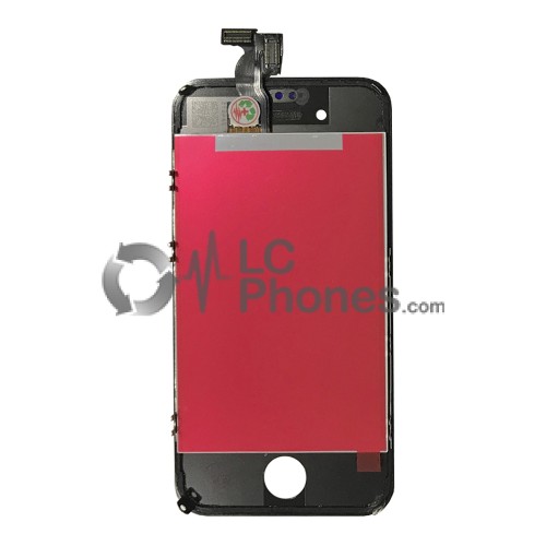 iPhone 4S - Full Front LCD Digitizer (Original Remaded) Black