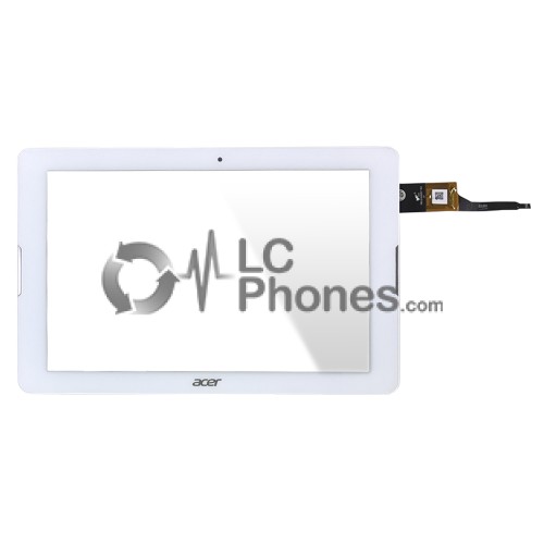 Acer Iconia Tab B3-A20 - Front Glass Digitizer White with Frame PB101A2657-R2