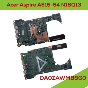 Acer Aspire A515-54 N18Q13 - Logic Board DA0ZAWMB8G0 with CPU Heatsink ARTFBZAU007010