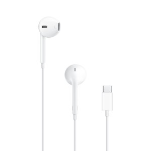 Apple - MTJY3ZM/A Type-C Wired EarPods Headphones White