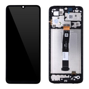 Xiaomi Redmi 12C 22120RN86G - Full Front LCD Digitizer with Frame Black 