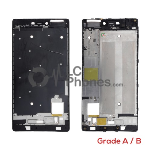 Huawei Ascend P8 - LCD Frame Black Grade A/B