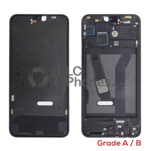 Huawei Honor 8X - LCD Frame Black (Original Used) Grade A/B