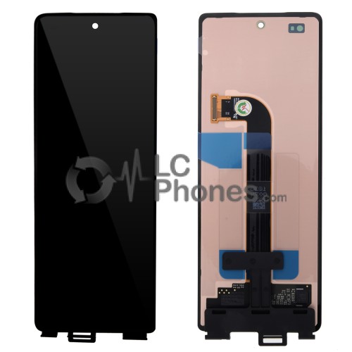 Samsung Galaxy Z Fold2 5G F916 - Outer Full Front LCD/AMOLED Digitizer Black < Service Pack >