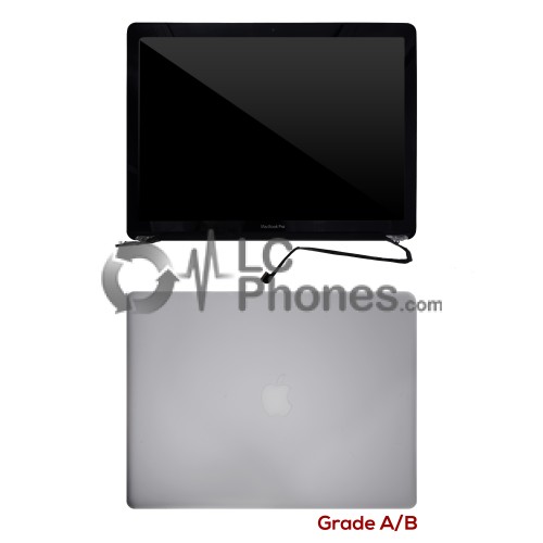 Macbook Pro 15 A1286 2012 - Original Used Full Front LCD with Housing Silver Grade A/B