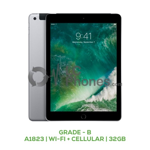 iPad 9.7 (2017) 5th Gen A1823 Wi-Fi + Cellular 32GB Grade B