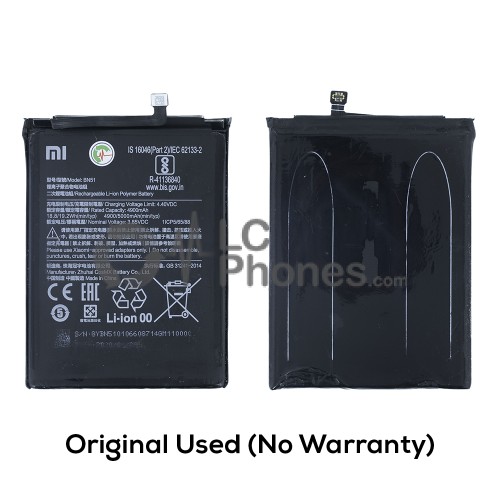 Xiaomi Redmi 8 / 8A - Original Used Battery BN51 5000mAh 18.8Wh (No Warranty)