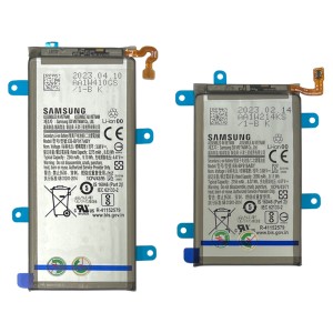 Samsung Galaxy Z Fold2 5G F916 - Battery Main EB-BF916ABY 2155mAh 8.37Wh Sub EB-BF917ABY 2345mAh 9.10Wh Set 