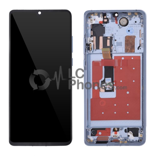 Huawei P30 Pro - Full Front LCD Digitizer With Frame Aurora Blue