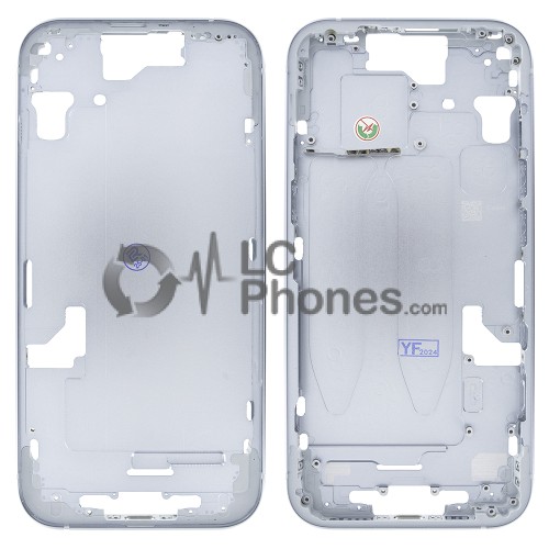 iPhone 15 - Middle Housing Frame with Buttons Blue