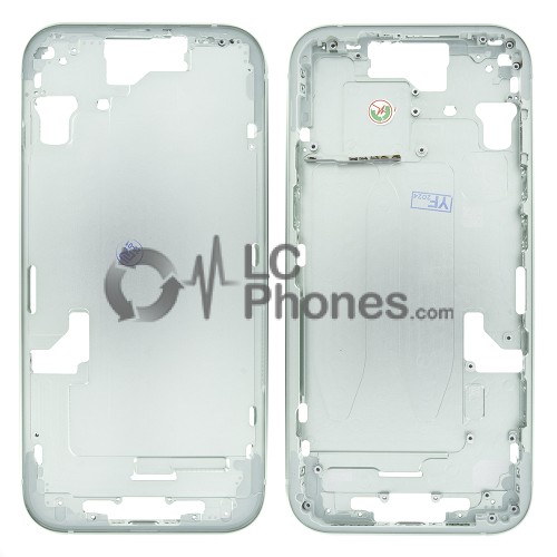 iPhone 15 - Middle Housing Frame with Buttons Green