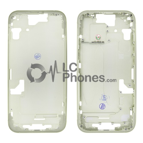 iPhone 15 - Middle Housing Frame with Buttons Yellow