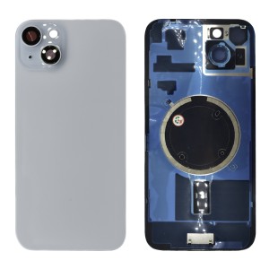 iPhone 15 Plus - Battery Cover with Camera Lens & Plate Blue